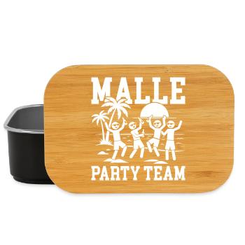 Malle Party Team Holiday - Lunch Box - black - Front