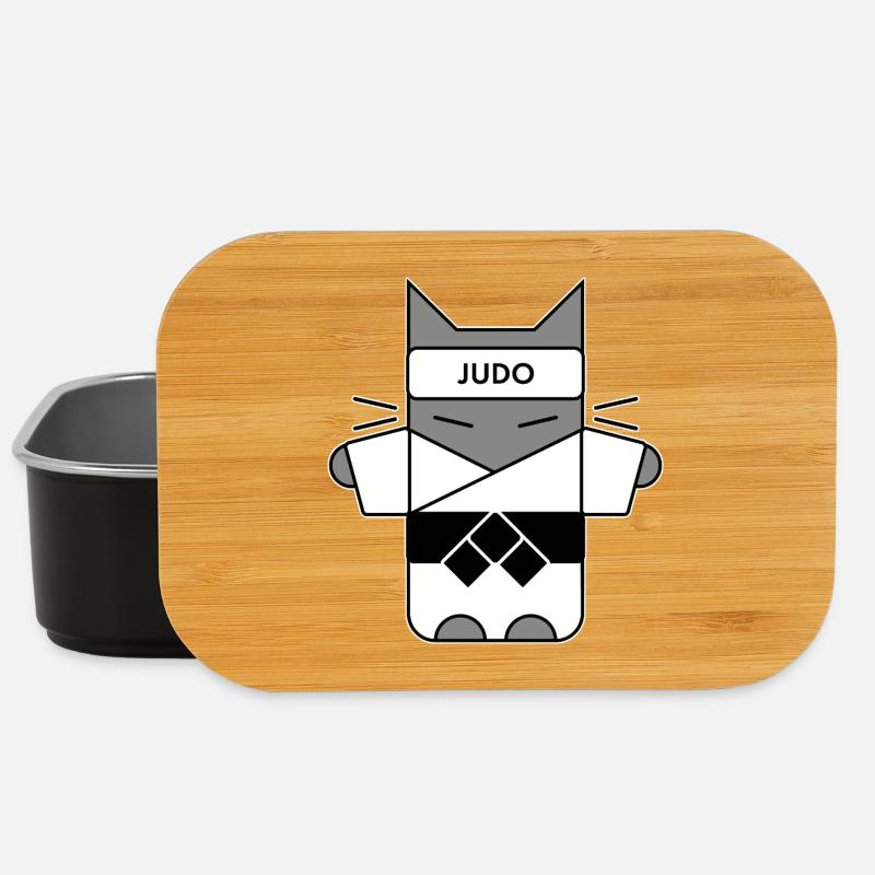 Judo Cat - Boîte à goûter - noir