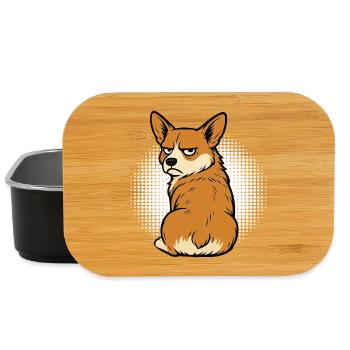Corgi Corgis Welsh Corgi Corgi Owners Corgis - Lunch Box - black - Front