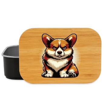 Corgi Corgis Welsh Corgi Corgi Owners Corgis - Lunch Box - black - Front