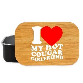J’aime ma copine cougar sexy - Boîte à goûter - noir - Devant