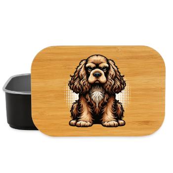 Cocker Spaniel Cocker Dog Cocker Spaniel Owner - Lunch Box - black - Front