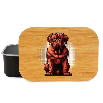 Mastiff de Bordeaux Propriétaire du Mastiff de Bordeaux - Boîte à goûter - noir - Devant
