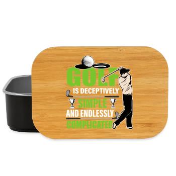 Golf - Lunch Box - Schwarz - Vorne