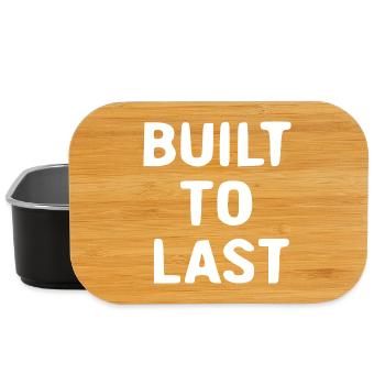 Bull to Last – Kühne Typografie - Lunch Box - Schwarz - Vorne