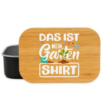 Das Ist Mein Garten - Lunch Box - Schwarz - Vorne