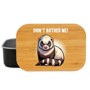 Don't Bother Me Frettchen Frettchenbesitzer - Lunch Box - Schwarz - Vorne