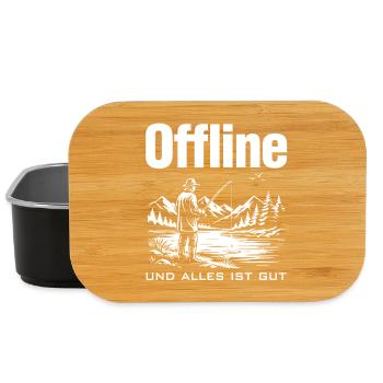 Offline am See - Lunch Box - Schwarz - Vorne