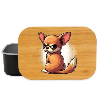 Chihuahua Chihuahua Owner Chihuahuafan Chi Chis - Lunch Box - black - Front