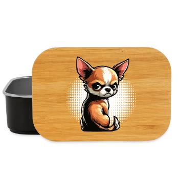 Chihuahua Chihuahua Propriétaire Chihuahuafan Chi Chis - Boîte à goûter - noir - Devant
