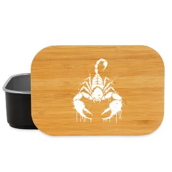 Scorpion White Splash - Lunch Box - black - Front