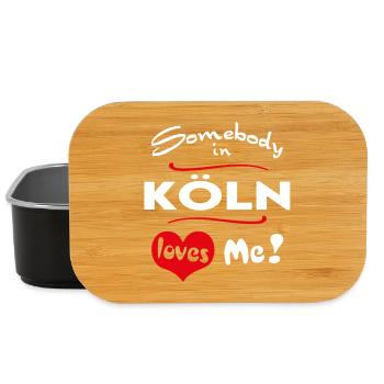 Köln Stadt Urban T-Shirt City Heimatliebe Town - Lunch Box - Schwarz - Vorne
