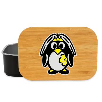 pinguinbraut - Lunch Box - Schwarz - Vorne