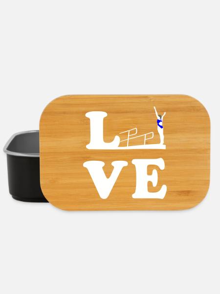 Plongée Plongée Plongée LOVE - Boîte à goûter - noir