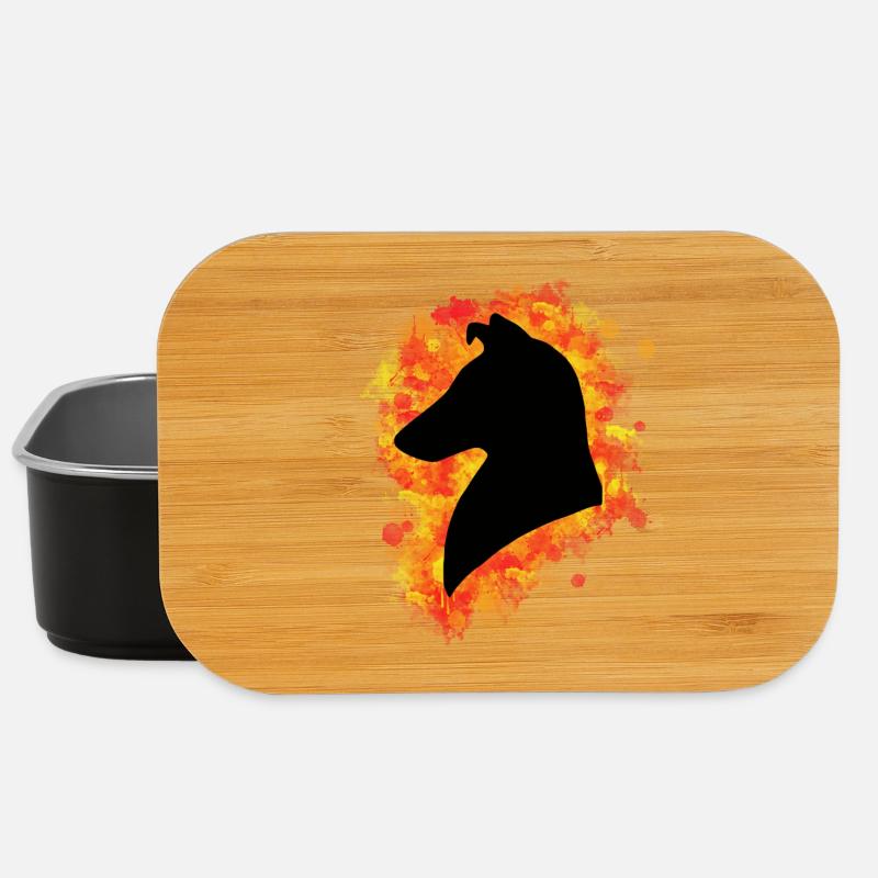 Collie Kurzhaar rot gelb - Lunch Box - Schwarz