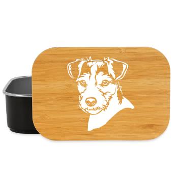 Parson Russell Terrier head "Black Edition" - Lunch Box - black - Front