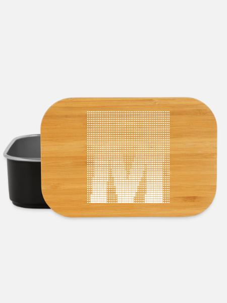 Letter M, Name, der Buchstabe M - Lunch Box - Schwarz