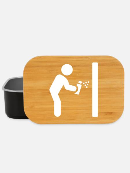 Graffiti Sprayer - Lunch Box - Schwarz