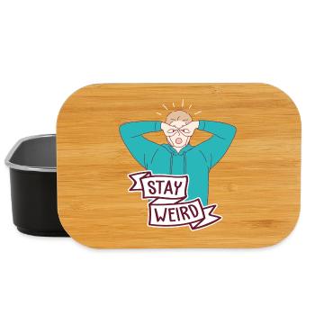 Stay Weird Sensibilisierung autismus Verschiedene ADHS - Lunch Box - Schwarz - Vorne