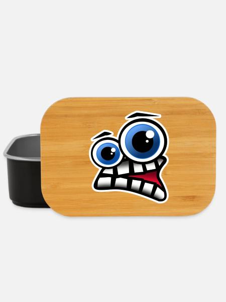 Face Comic - Lunch Box - black