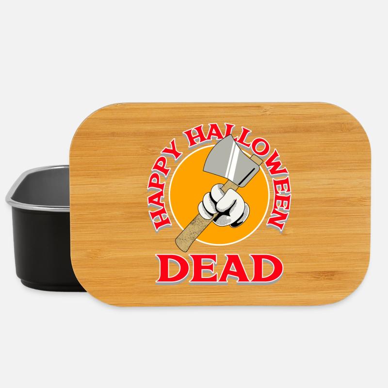 Halloween Axt mit Totendesign - Lunch Box - Schwarz