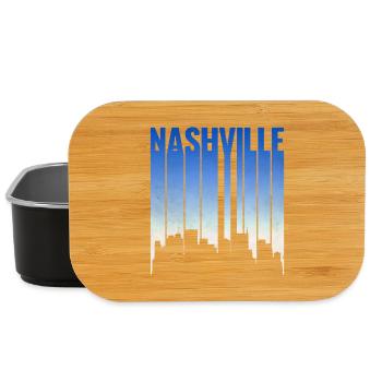 Nashville Skyline Gradient - Lunch Box - black - Front