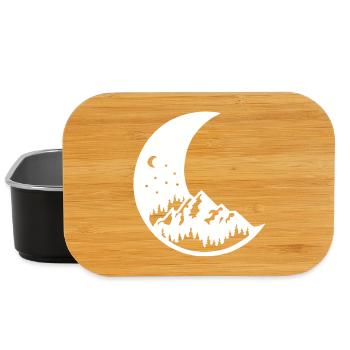 The moon and the white mountain - Lunch Box - black - Front