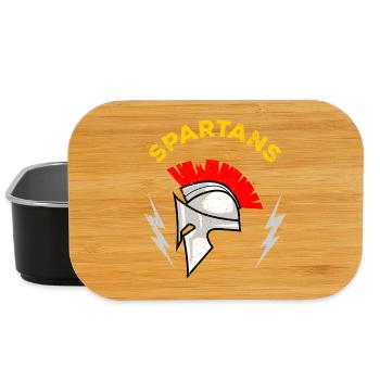 Spartan Mohawk Helmet - Lunch Box - black - Front