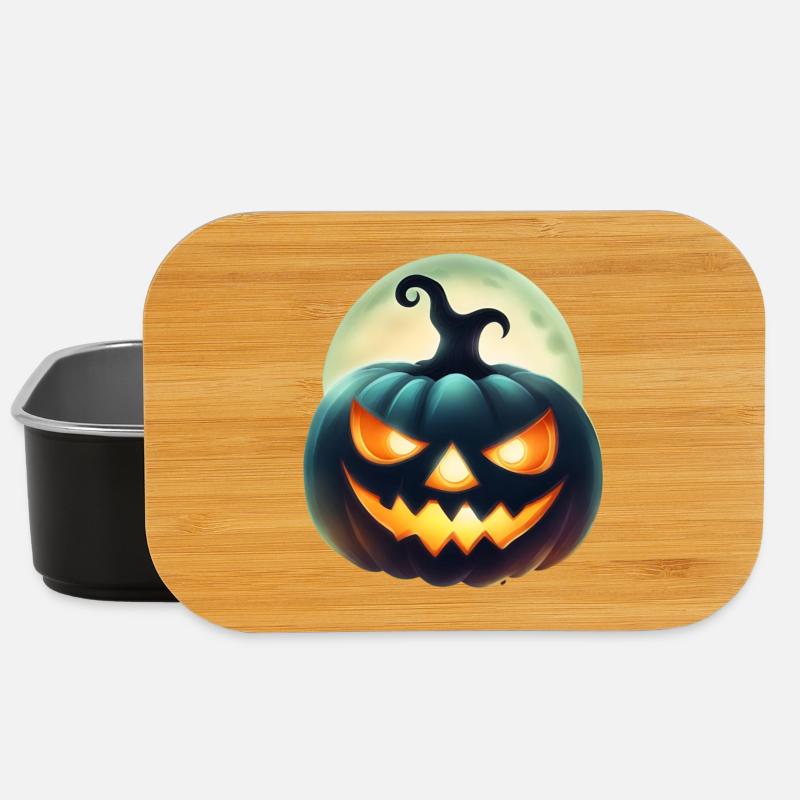 Halloween Pumpkin - Printflow - Lunch Box - Schwarz