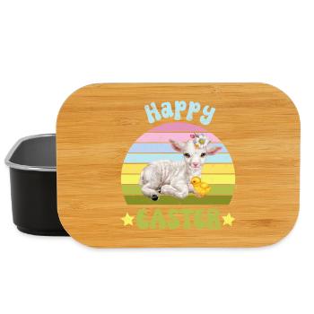 Easter Lamb Sheep - Lunch Box - black - Front