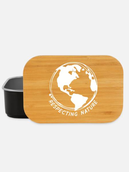 Respecting Nature - Lunch Box - Schwarz