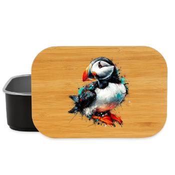 Puffin - Lunch Box - black - Front