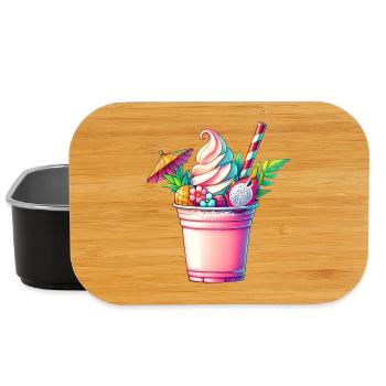 Exotic Fruity Dreams :Milkshake d’été - Boîte à goûter - noir - Devant