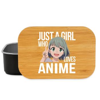 Citation de fan d’anime - Boîte à goûter - noir - Devant