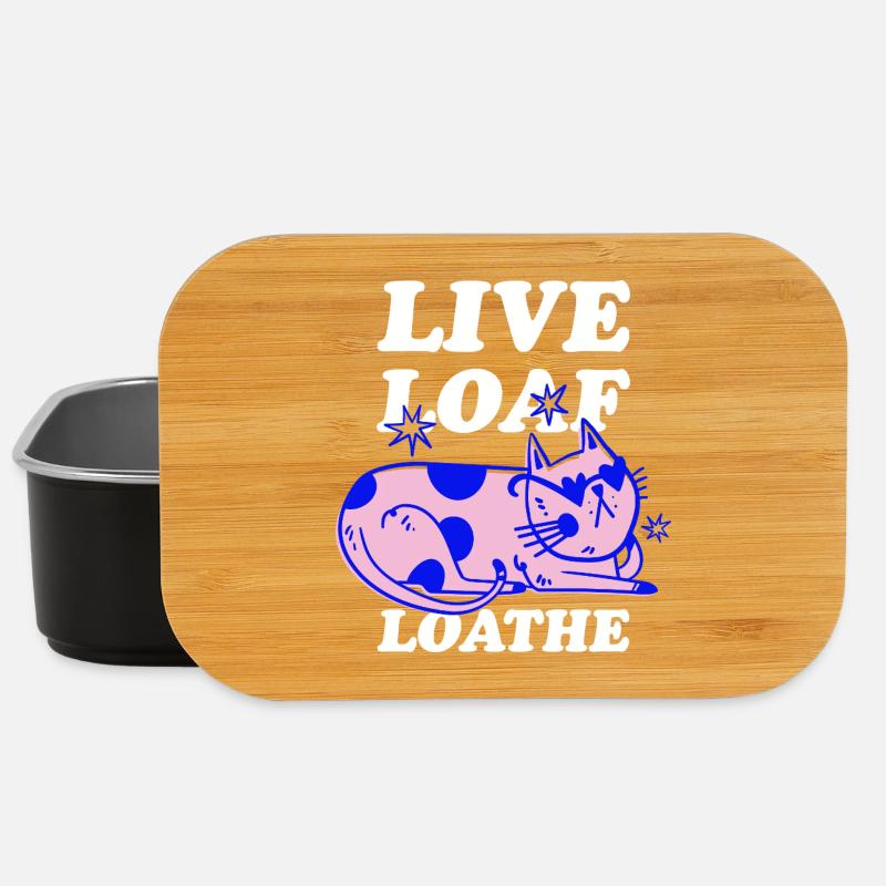 Live Loaf Loathe – Sassy Cat Vibes - Lunch Box - Schwarz