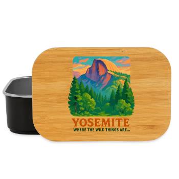 Yosemite Wildnis - Lunch Box - Schwarz - Vorne
