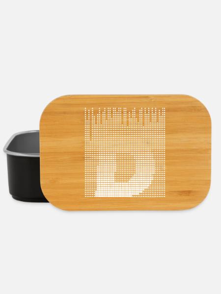 Letter D, Name, der Buchstabe D - Lunch Box - Schwarz