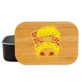 unordentliche Haare im Herbst  - Lunch Box - Schwarz - Vorne