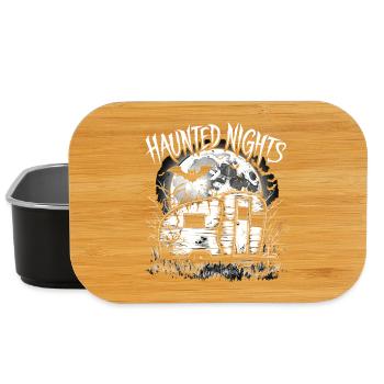 Geisternacht Caravan Spuk Illustration - Lunch Box - Schwarz - Vorne