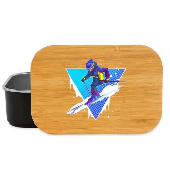 Ski - Lunch Box - black - Front