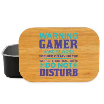 Gamer Modus Nicht Stören - Lunch Box - Schwarz - Vorne