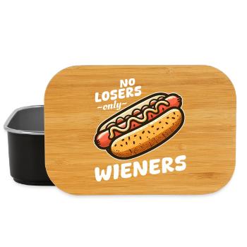 Hot dog No Losers Wieners - Lunch Box - black - Front