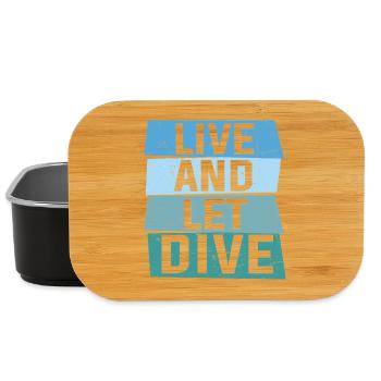 Live and let dive - Lunch Box - Schwarz - Vorne