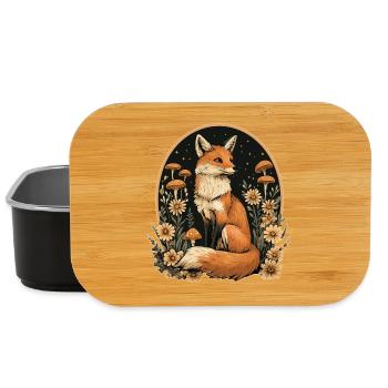 Fox Forest Mushrooms - Lunch Box - black - Front