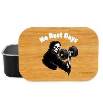 No Rest Days Grim Lifter - Lunch Box - black - Front