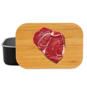 Steak - Lunch Box - Schwarz - Vorne