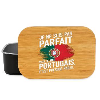 I'm not perfect but Portuguese humor - Lunch Box - black - Front
