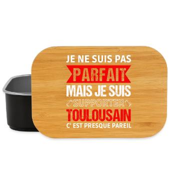 Toulouse supporter rugby gift Toulouse - Lunch Box - black - Front