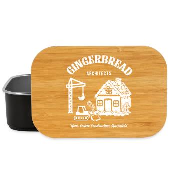  Gingerbread architects your cookie construction - Lunch Box - Schwarz - Vorne