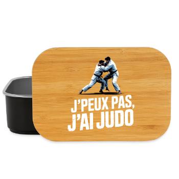 I can't I have judo humor gift - Lunch Box - black - Front